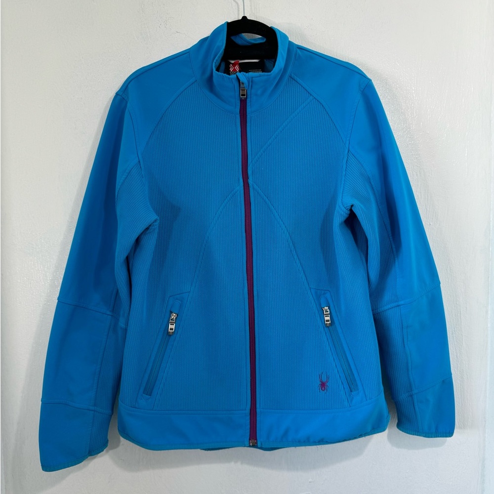XL Spyder Women's Blue Sporty Jacket.2 outer zip pockets.Size XL
